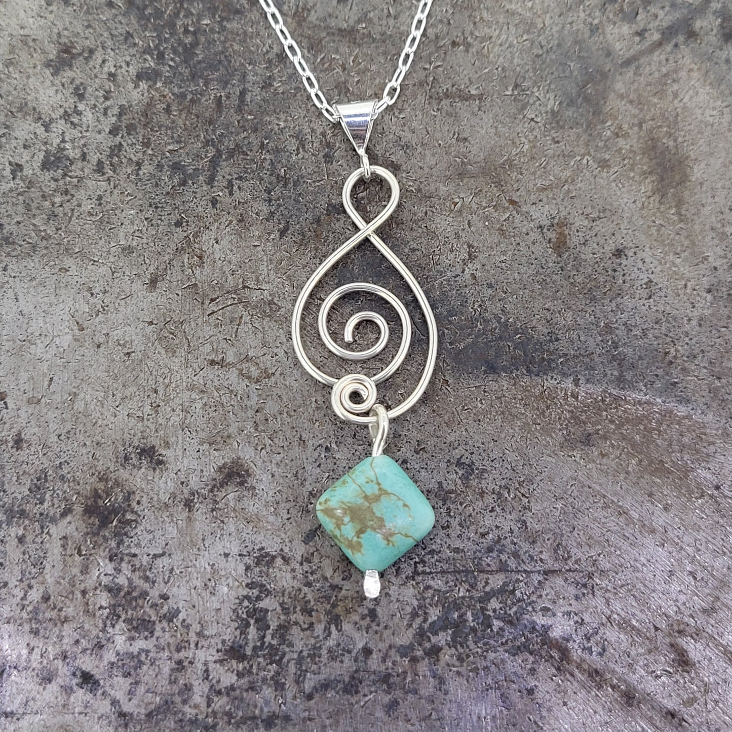 Sterling Turquoise Necklace