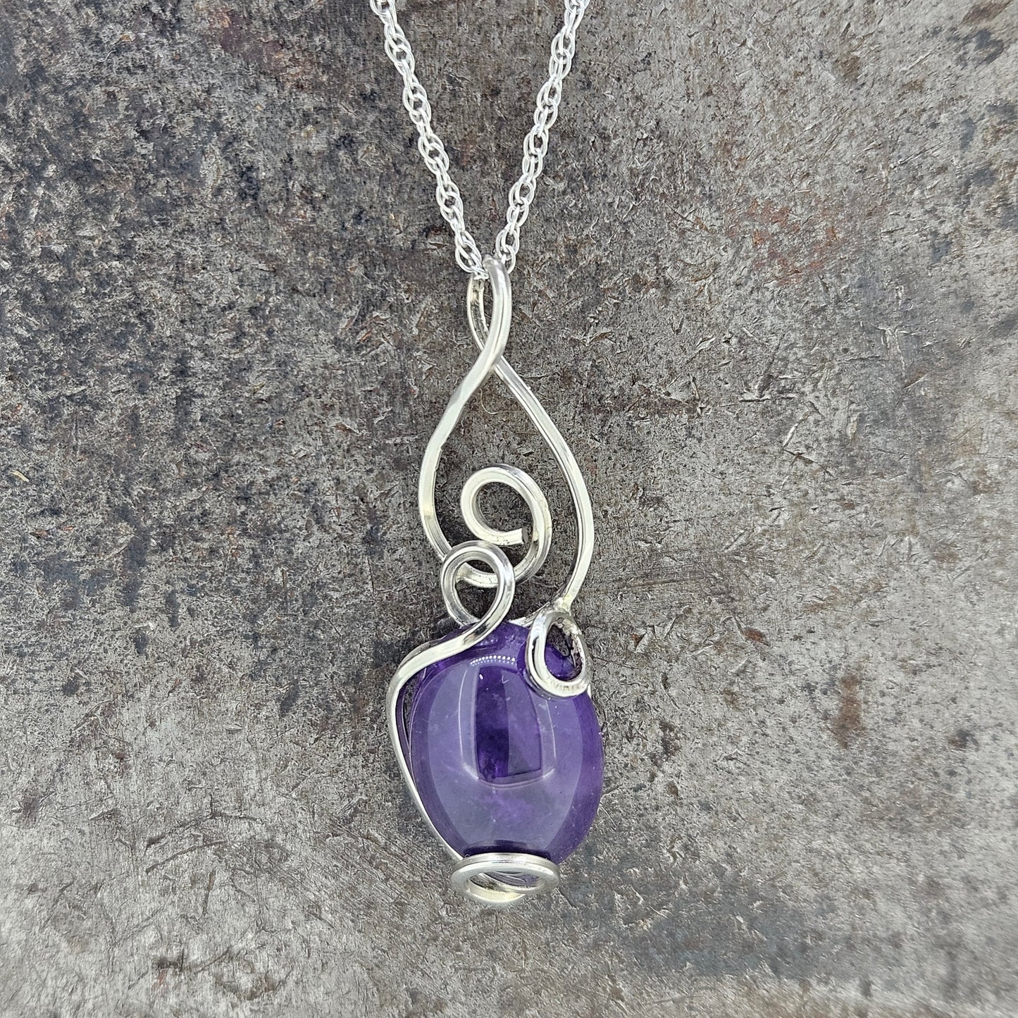 Handmade Amethyst Pendant