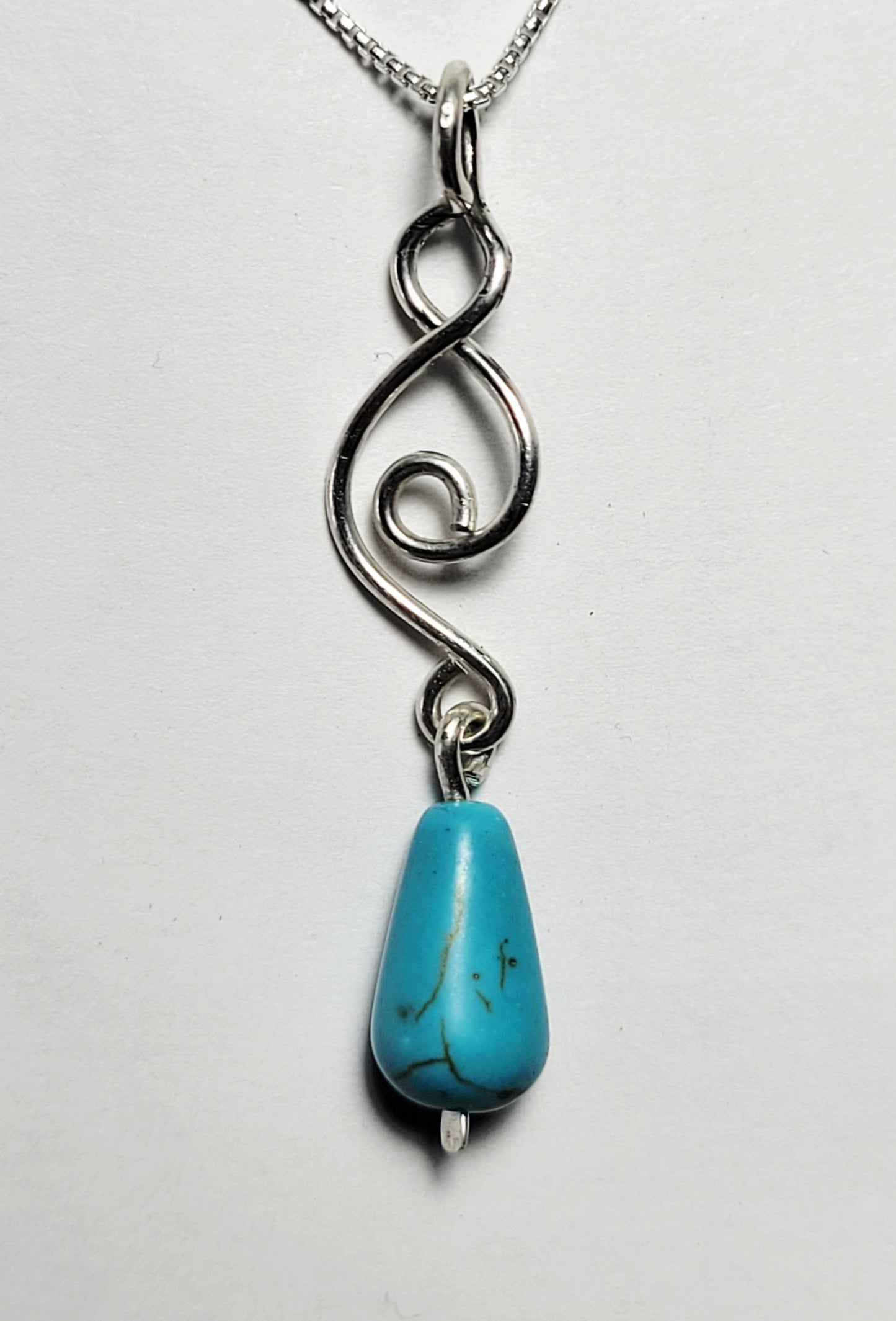 Sterling Turquoise Necklace