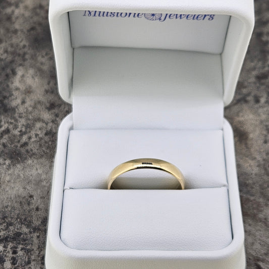 14k Yellow Gold Wedding Band Sz 10
