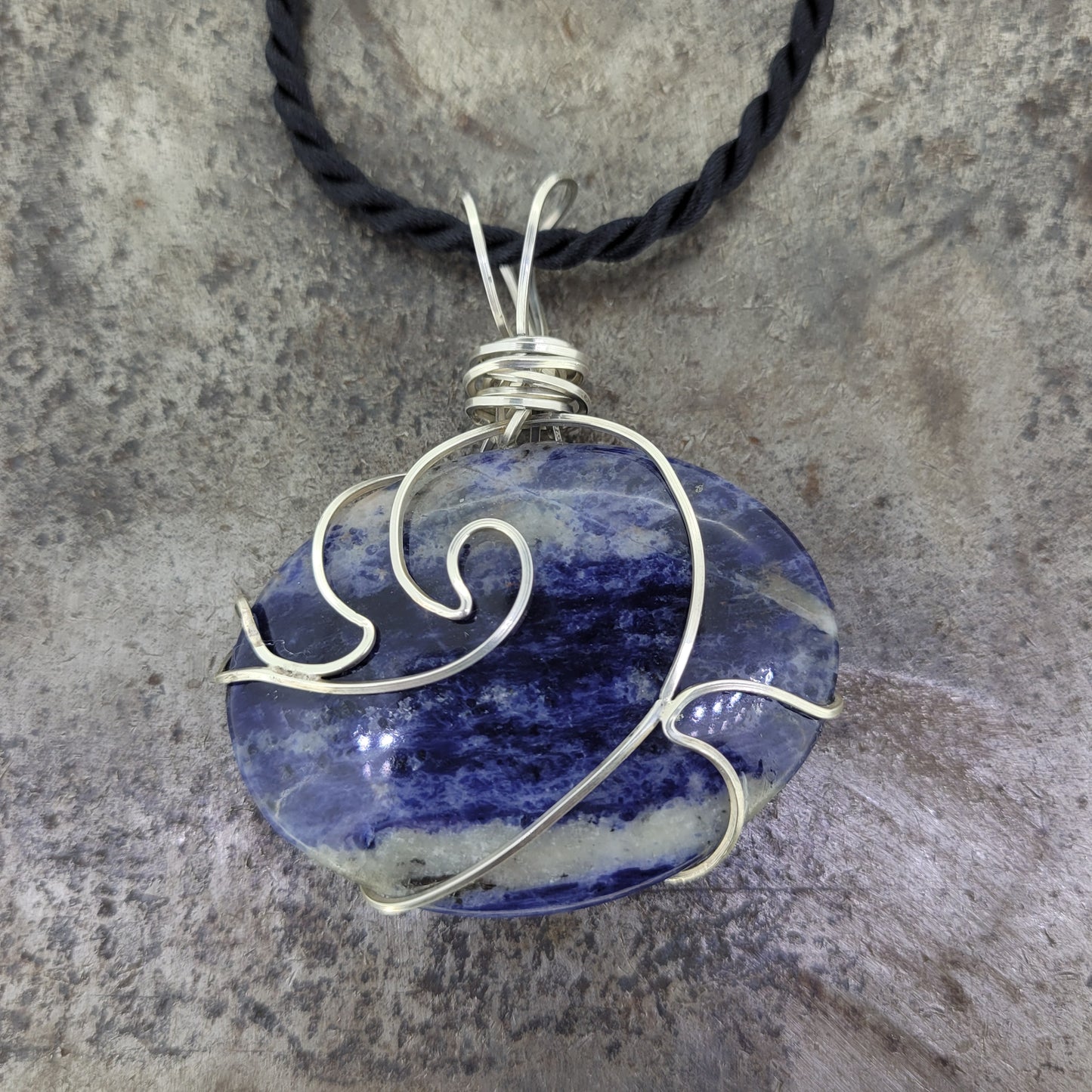 Sterling Agate Necklace