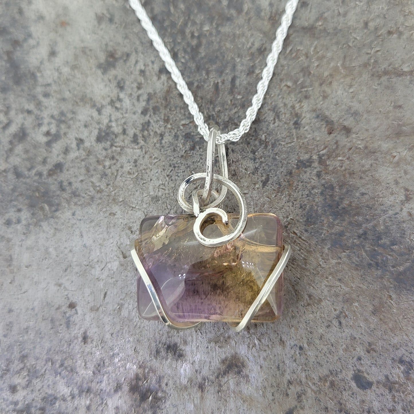 Sterling Ametrine Necklace