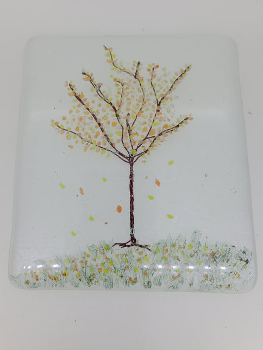 Fused Glass Tree Decor