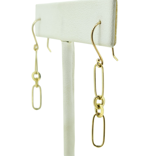 14k Staple Style Earrings