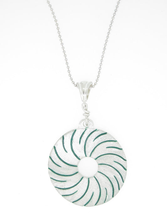 Large Millstone With Green