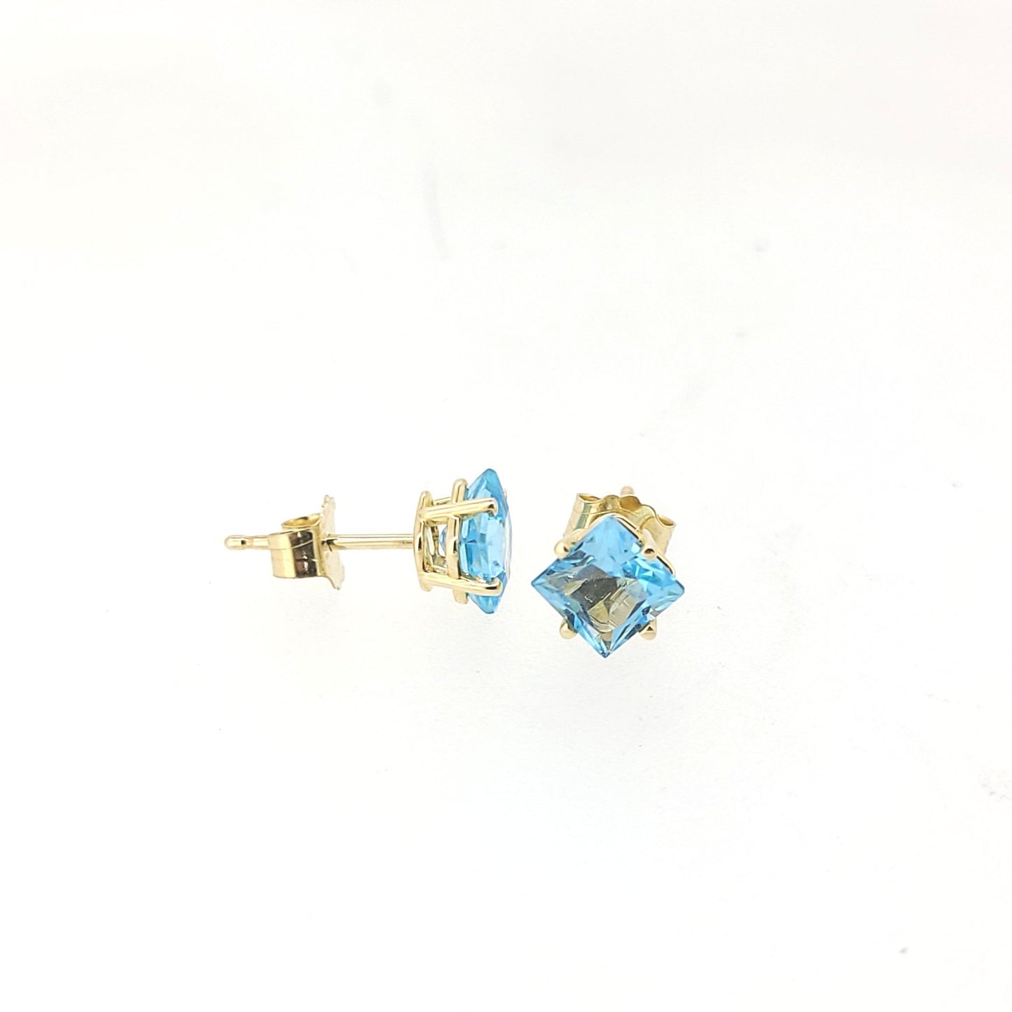 Princess Blue Topaz Earrings