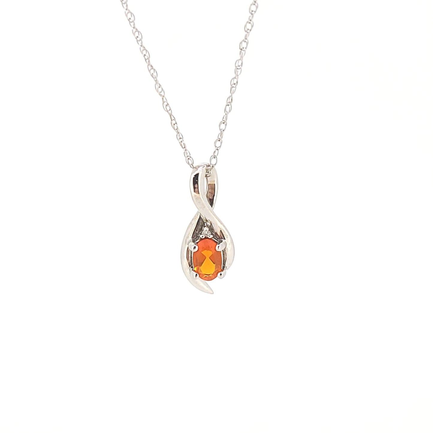 Fire Opal Necklacce