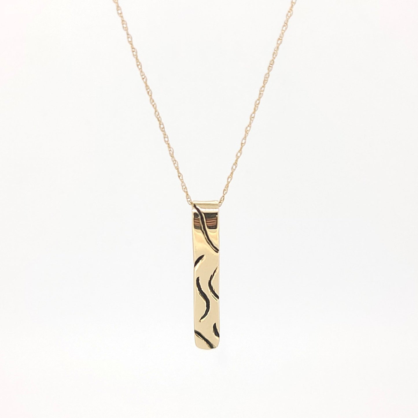 Gold Bar Pendant