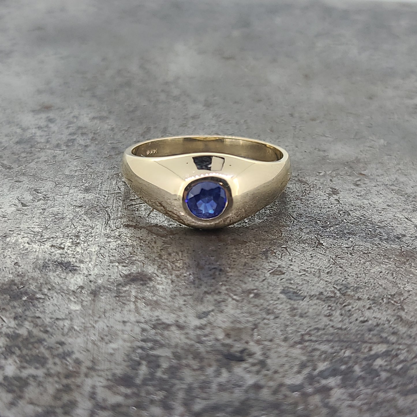 Men's Sapphire Ring