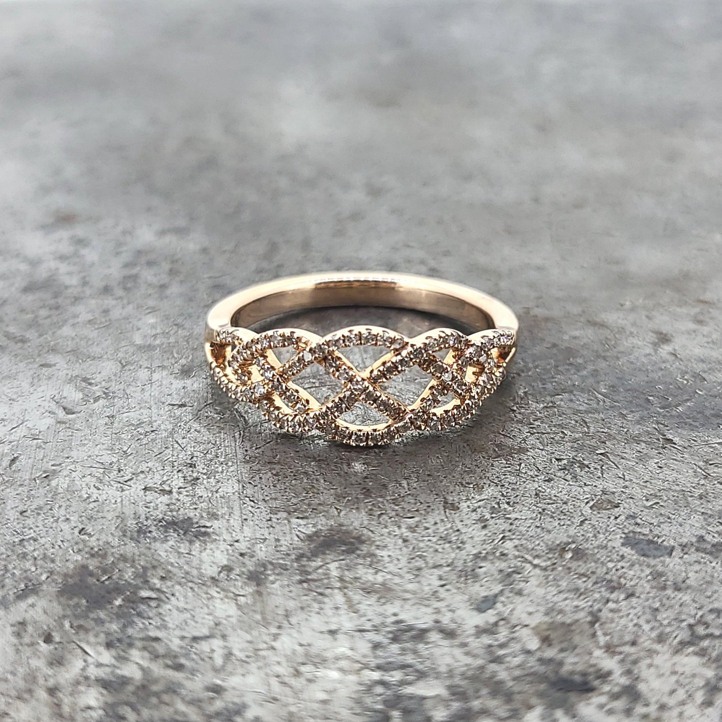Rose Gold Diamond Ring