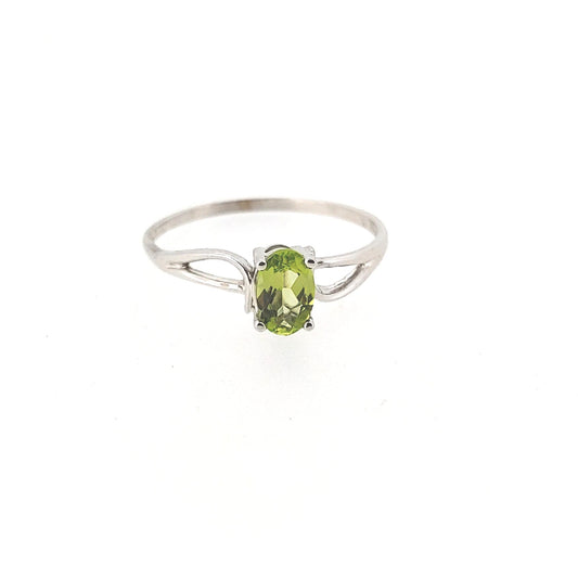 Oval Peridot Ring