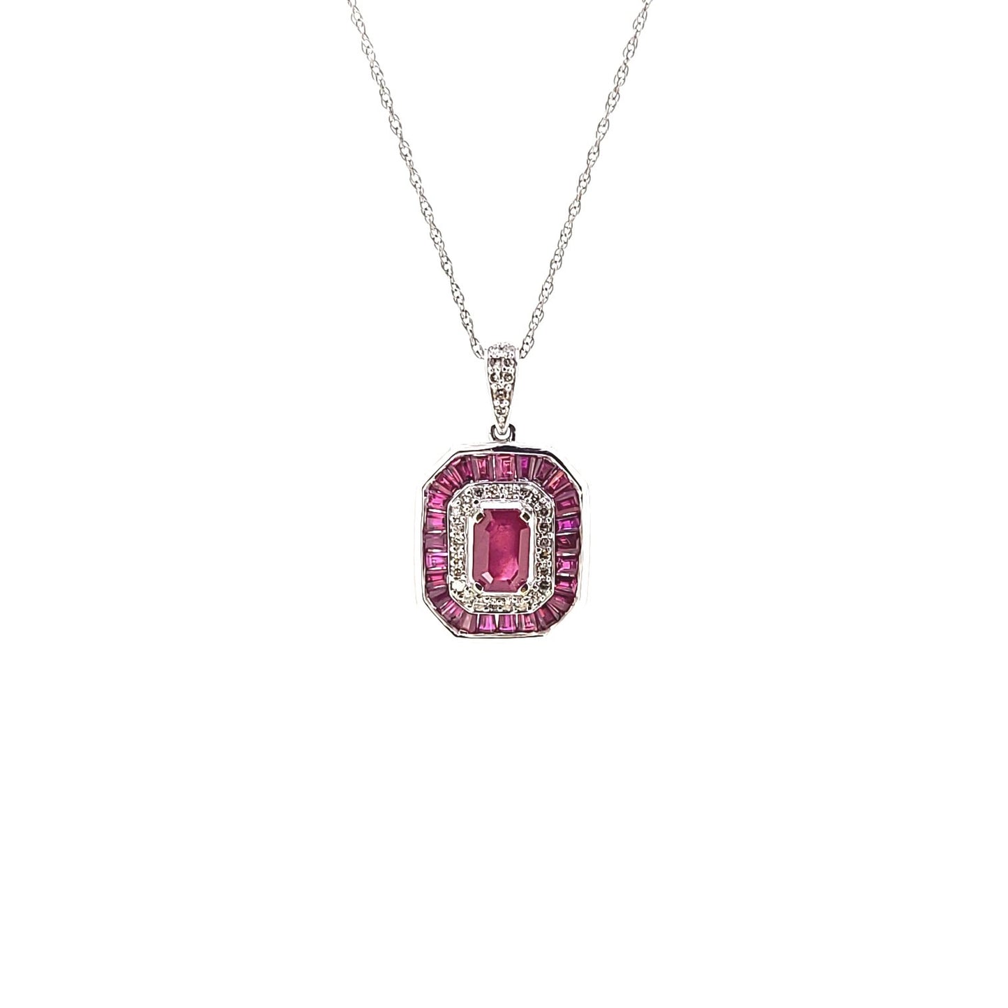 Ruby and Diamond Necklace