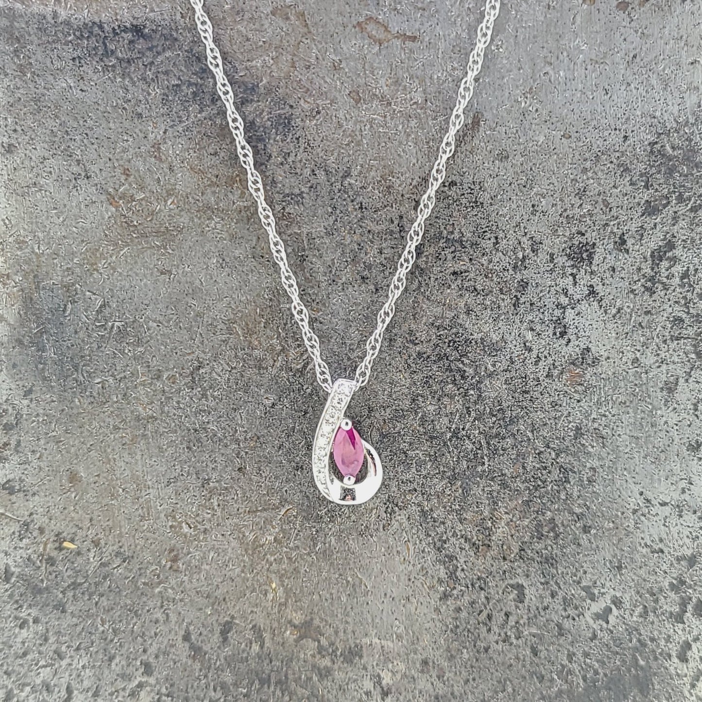 Ruby and Diamond Necklace