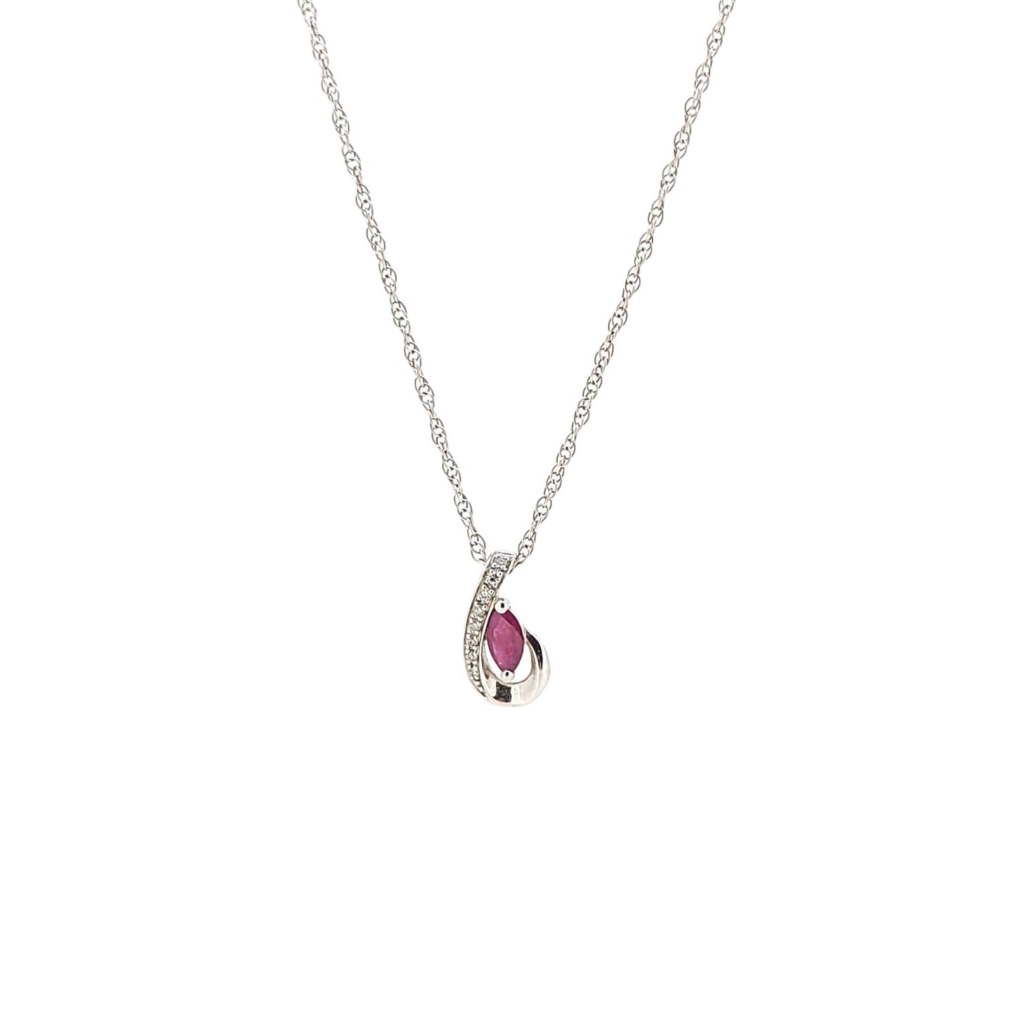 Ruby and Diamond Necklace