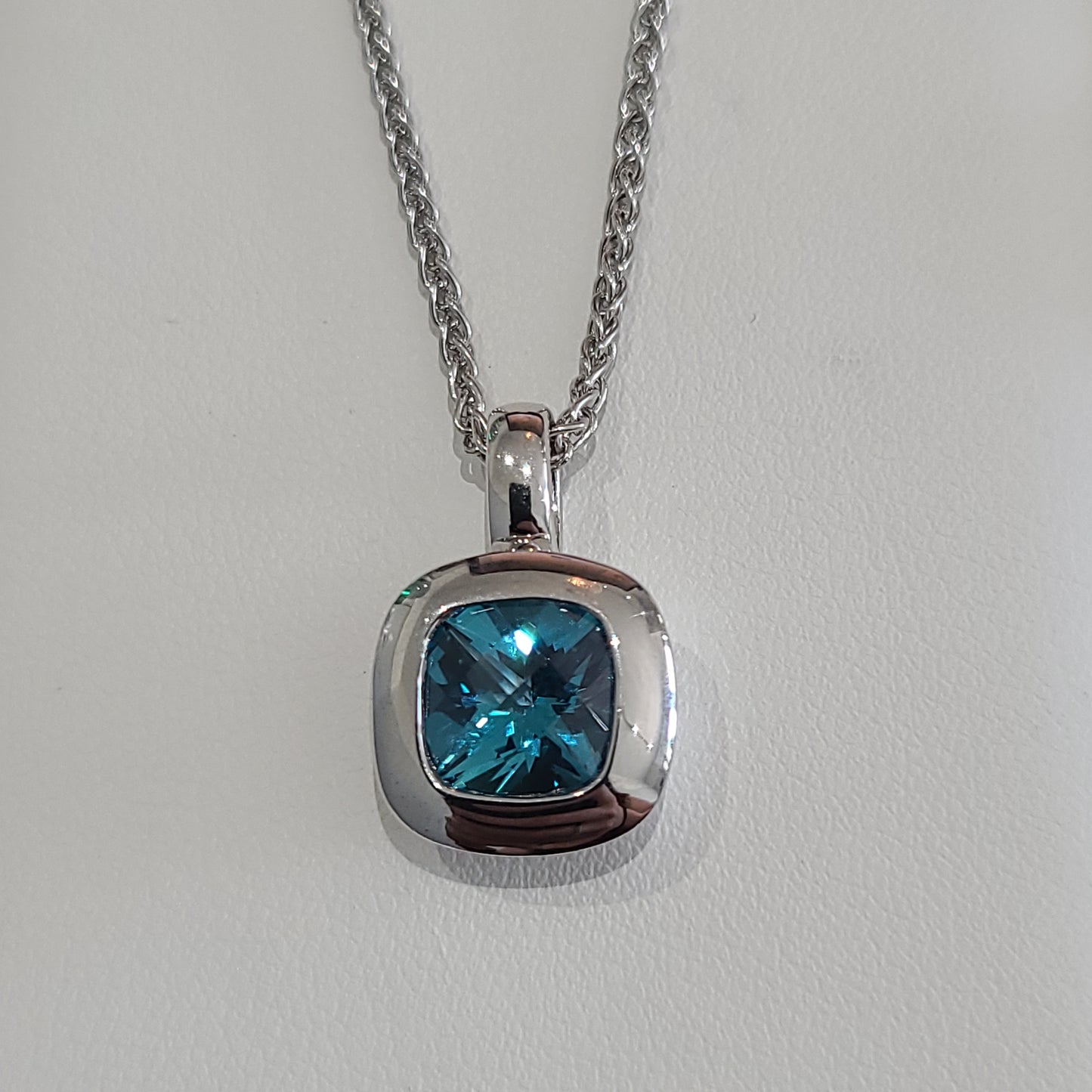 Blue Topaz Pendant