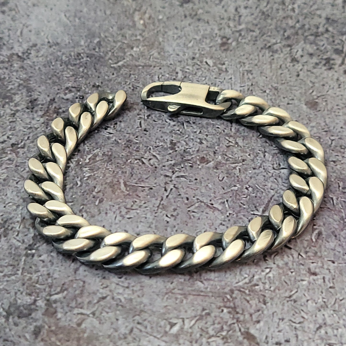 Silver Curb Bracelet