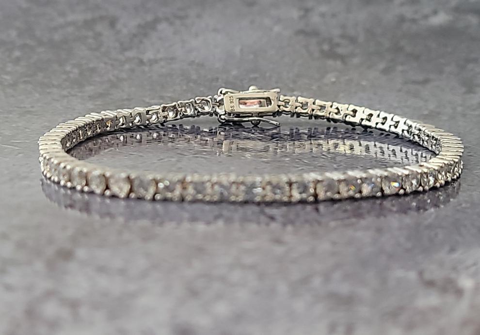 Sterling Cubic Zirconia Bracelet