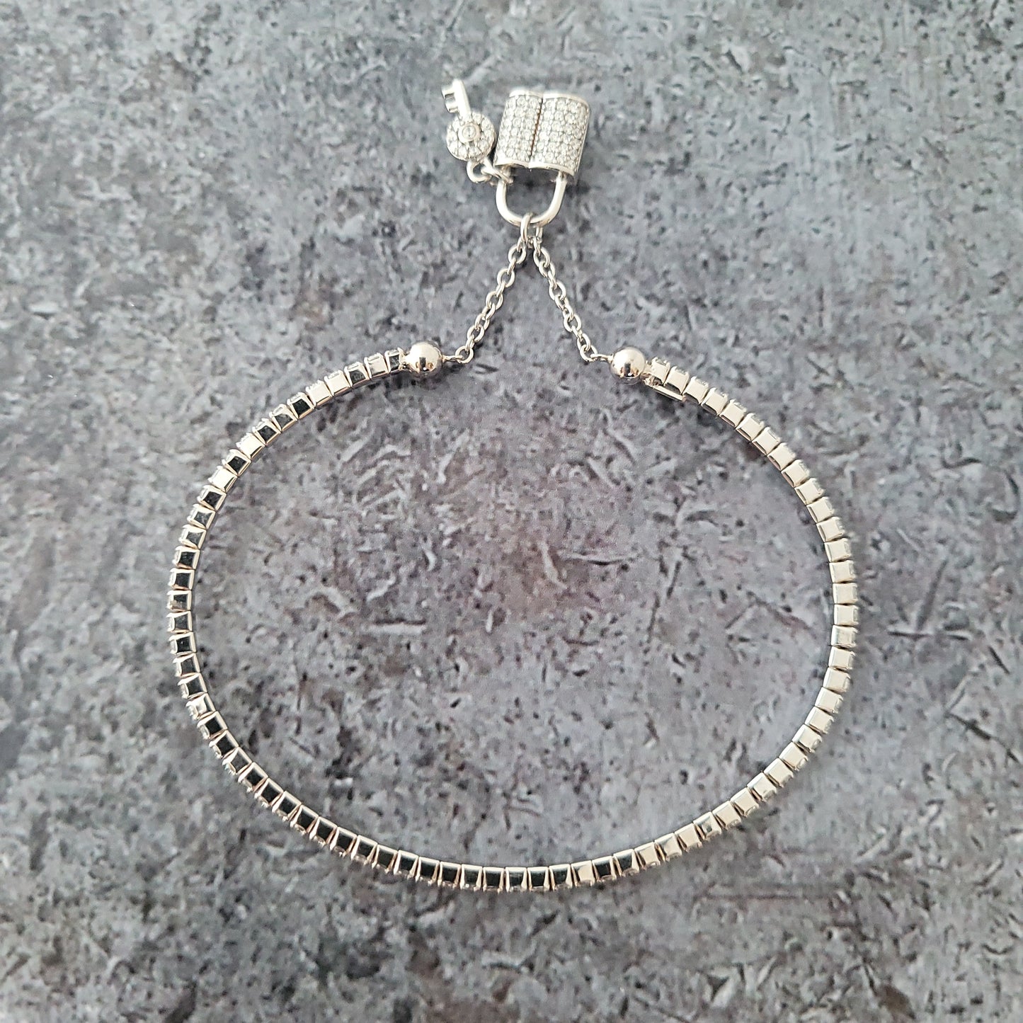 SS Cubic Zirconia Bracelet