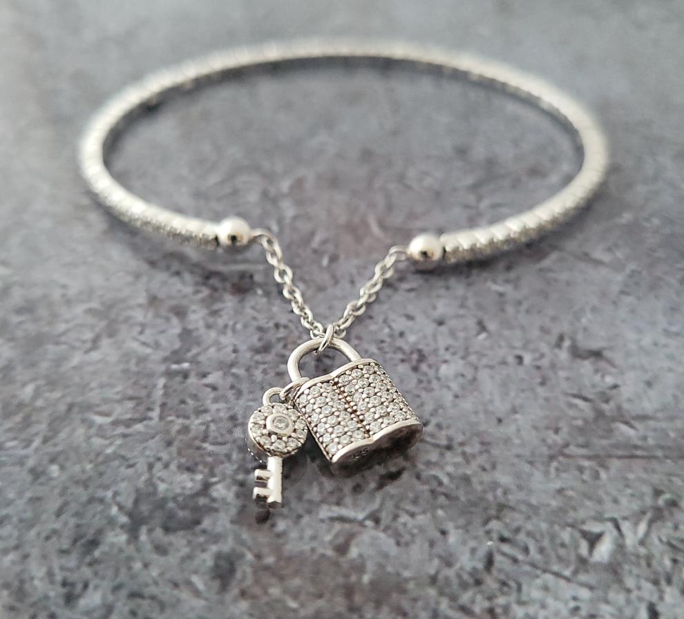 SS Cubic Zirconia Bracelet