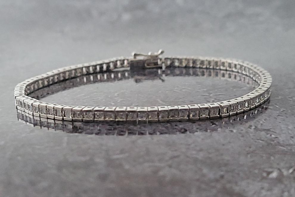 Sterling Cubic Zirconia Bracelet