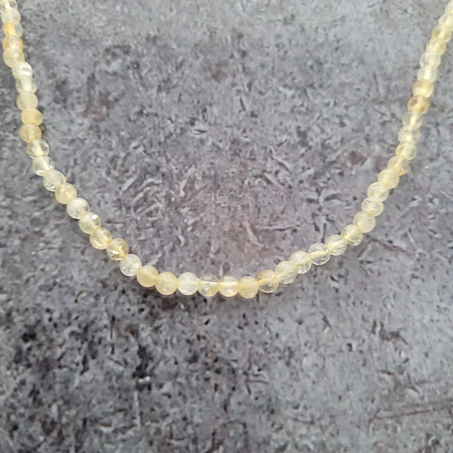 Citrine Bead Necklace