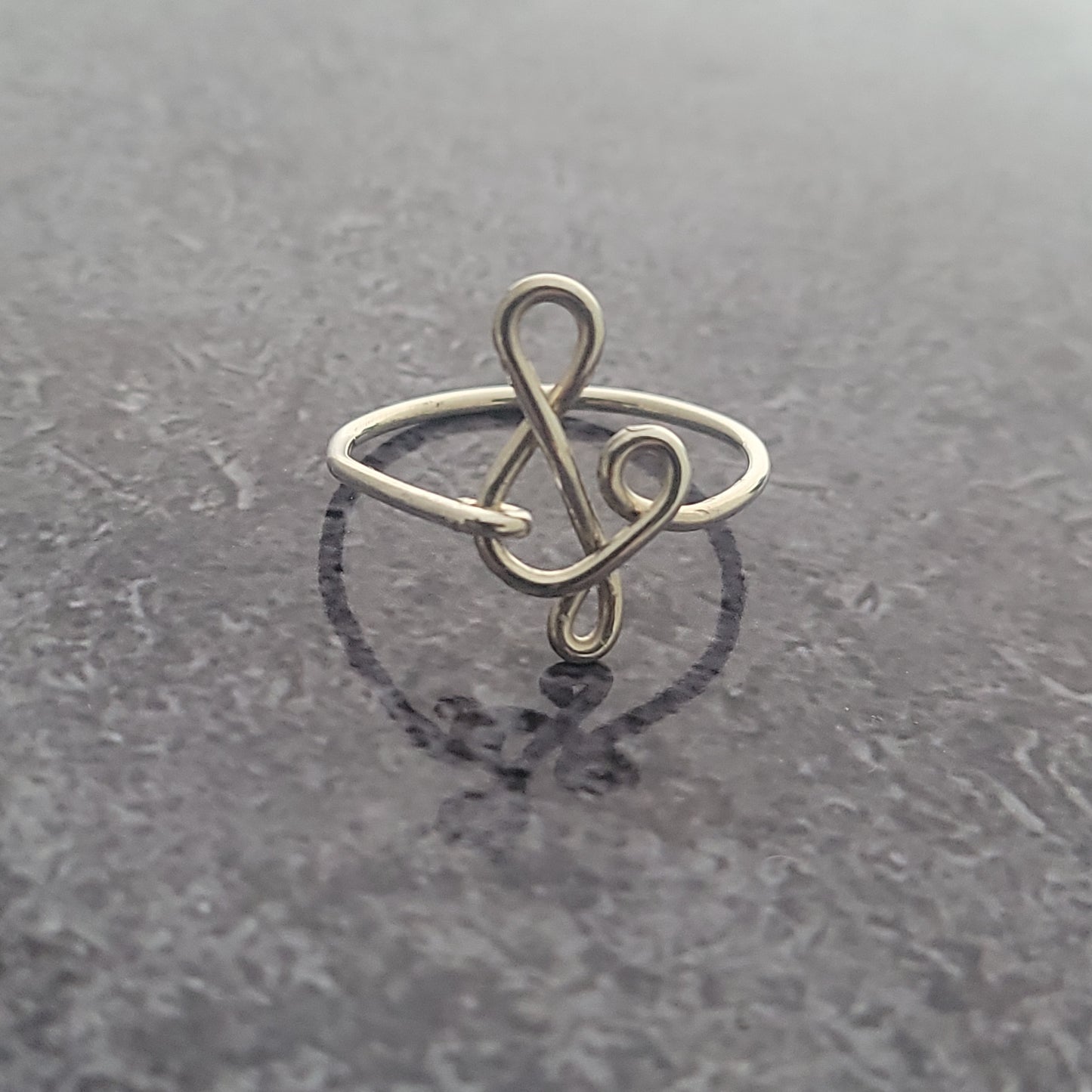 Sterling Treble Clef Ring