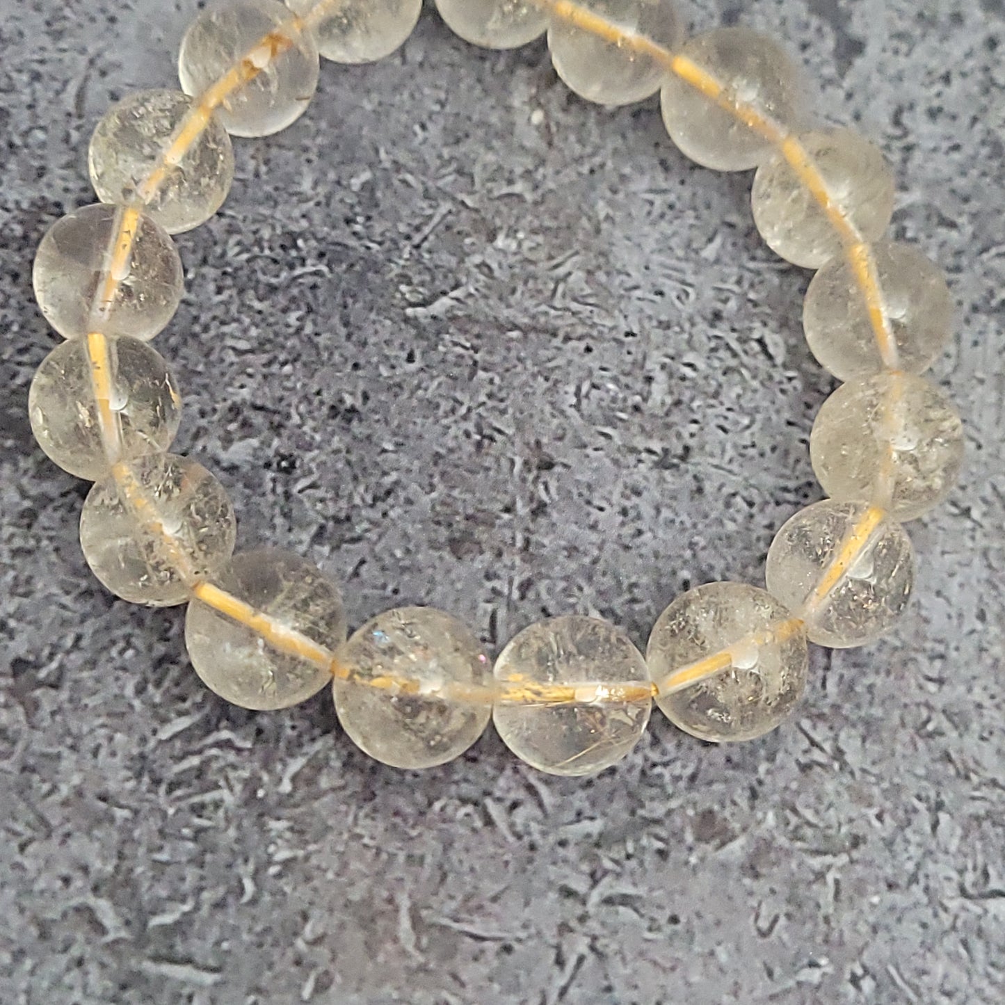 Stretch Bracelet Rutilated Quartz