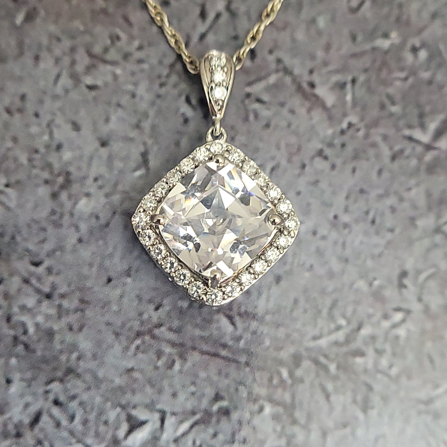 Sterling CZ Pendant