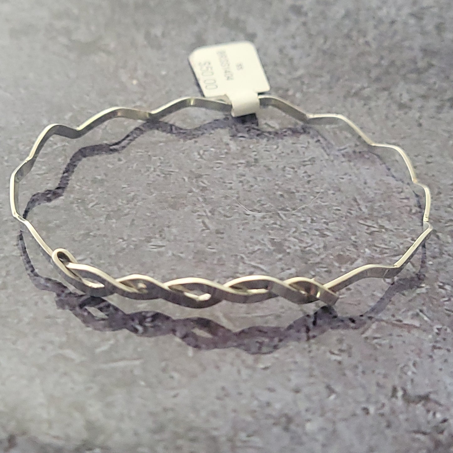 Sterling Wavy Bracelet