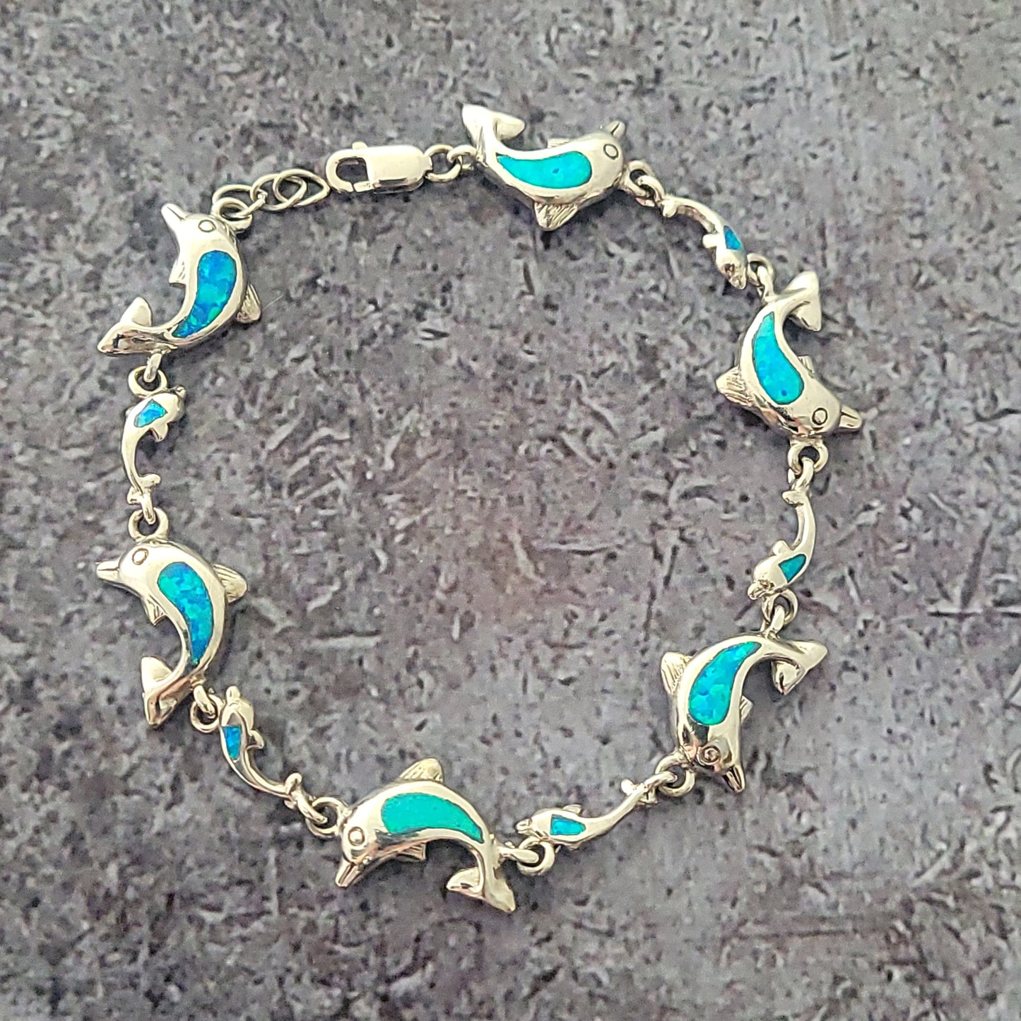 Sterling Dolphin Bracelet
