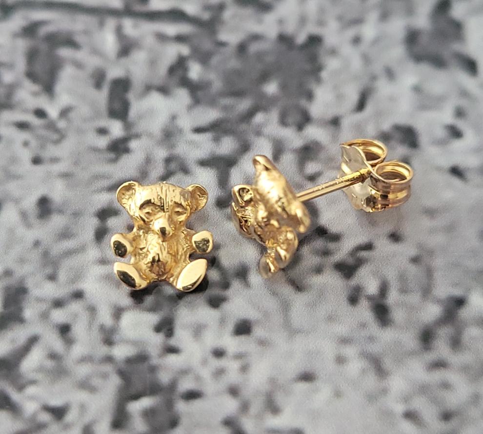 Children's Teddy Bear Earrings