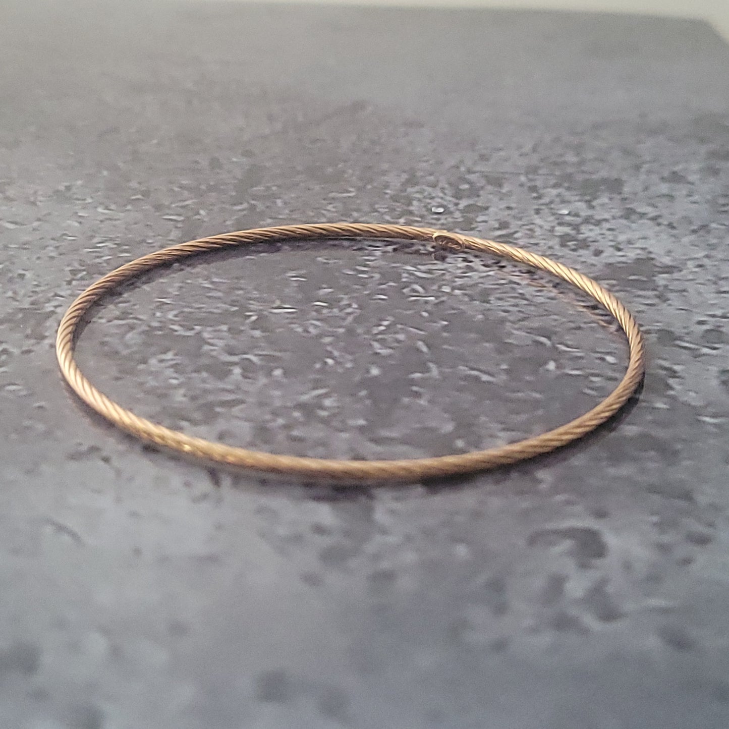 Rose Gold Bangle Bracelet