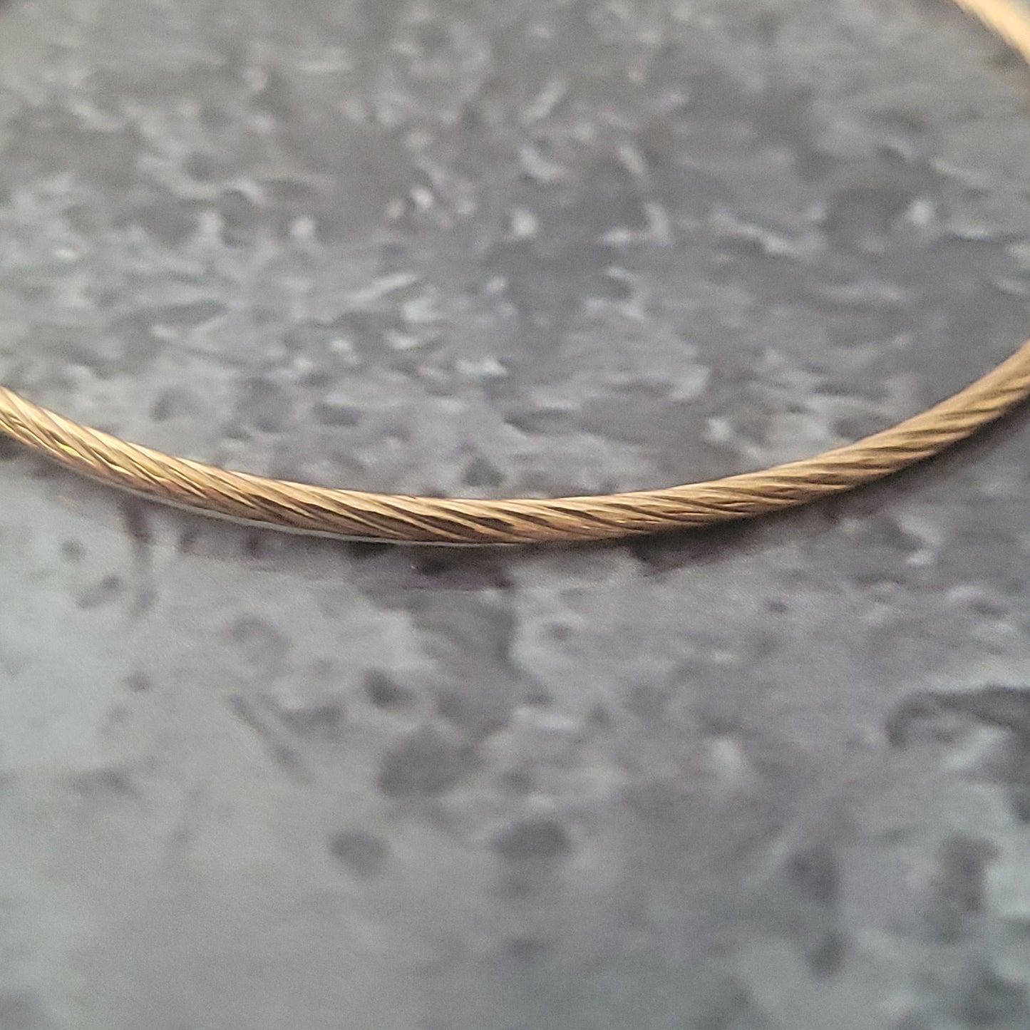 Rose Gold Bangle Bracelet