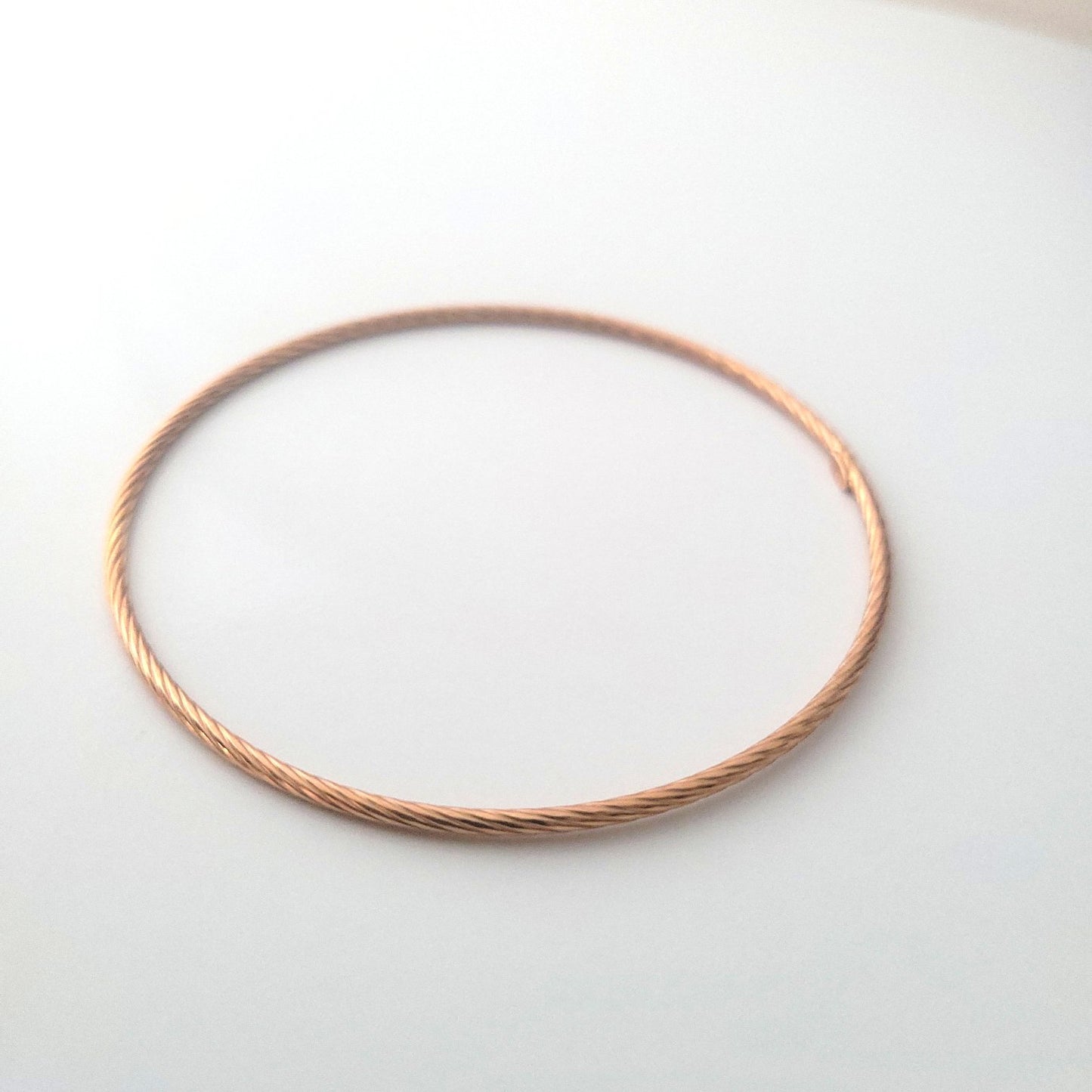 Rose Gold Bangle Bracelet
