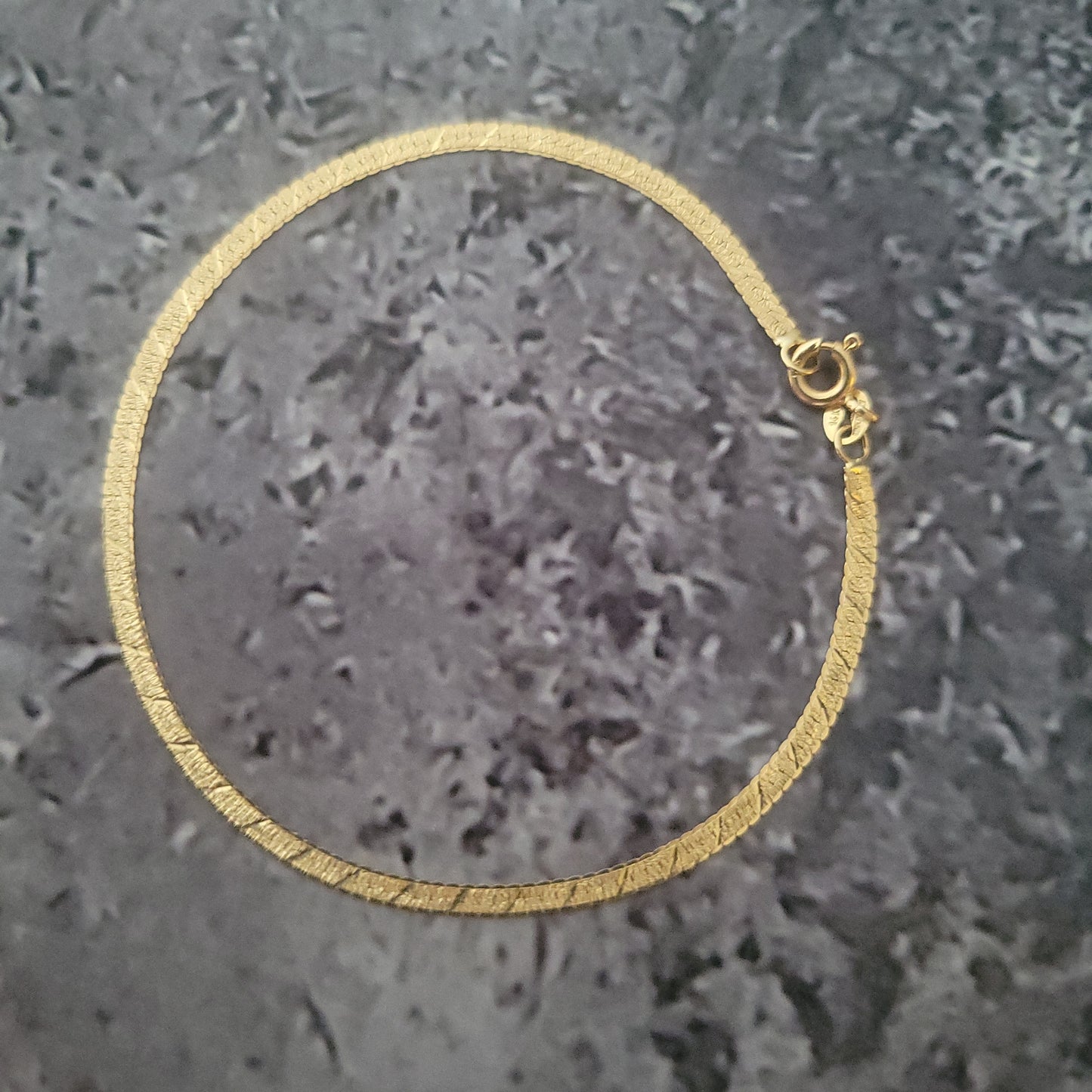 14k Herringbone Bracelet
