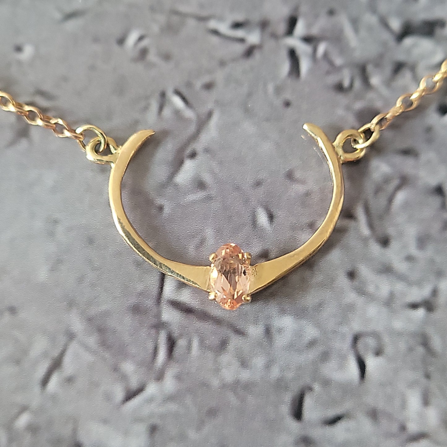 Crescent with Imperial Topaz