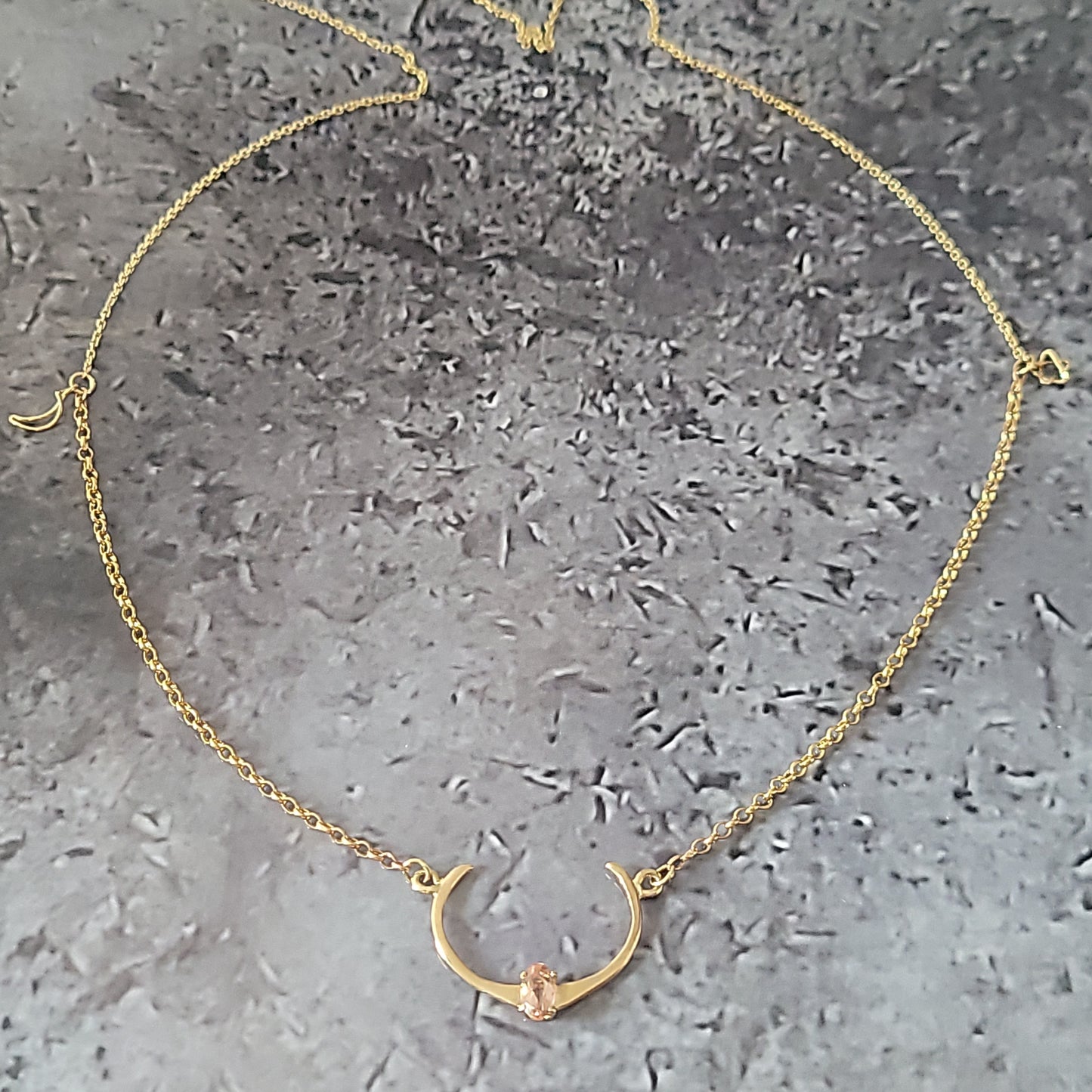 Crescent with Imperial Topaz