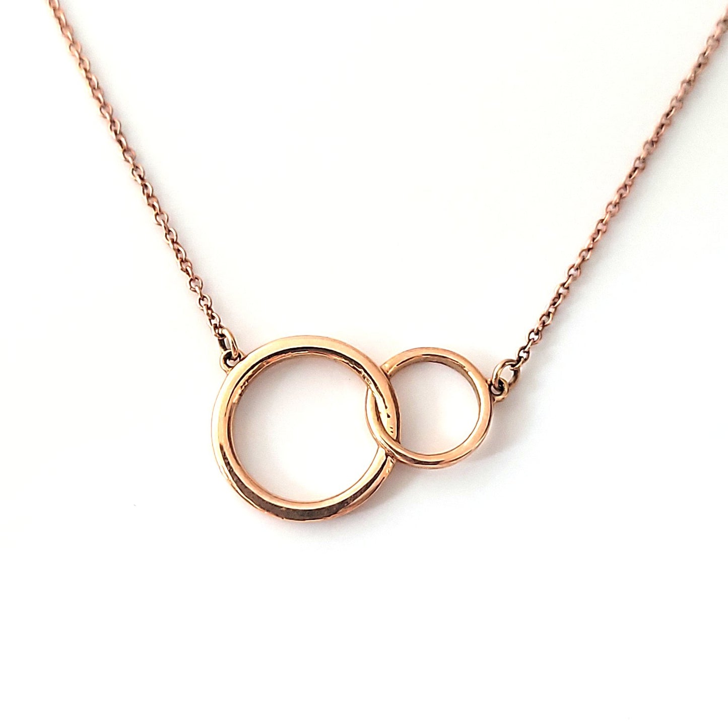 Rose Gold Circle Necklace