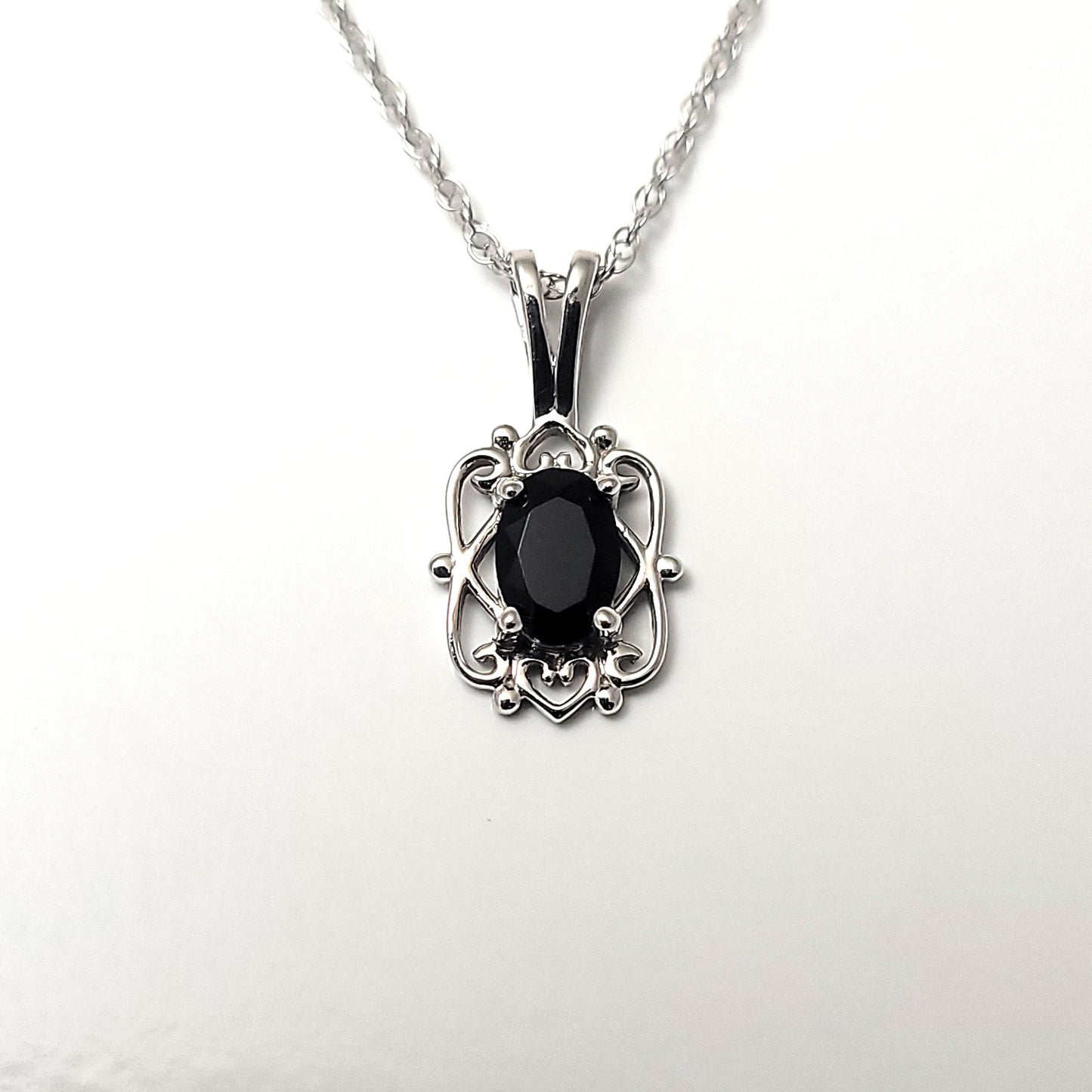 14k Black Onyx Necklace