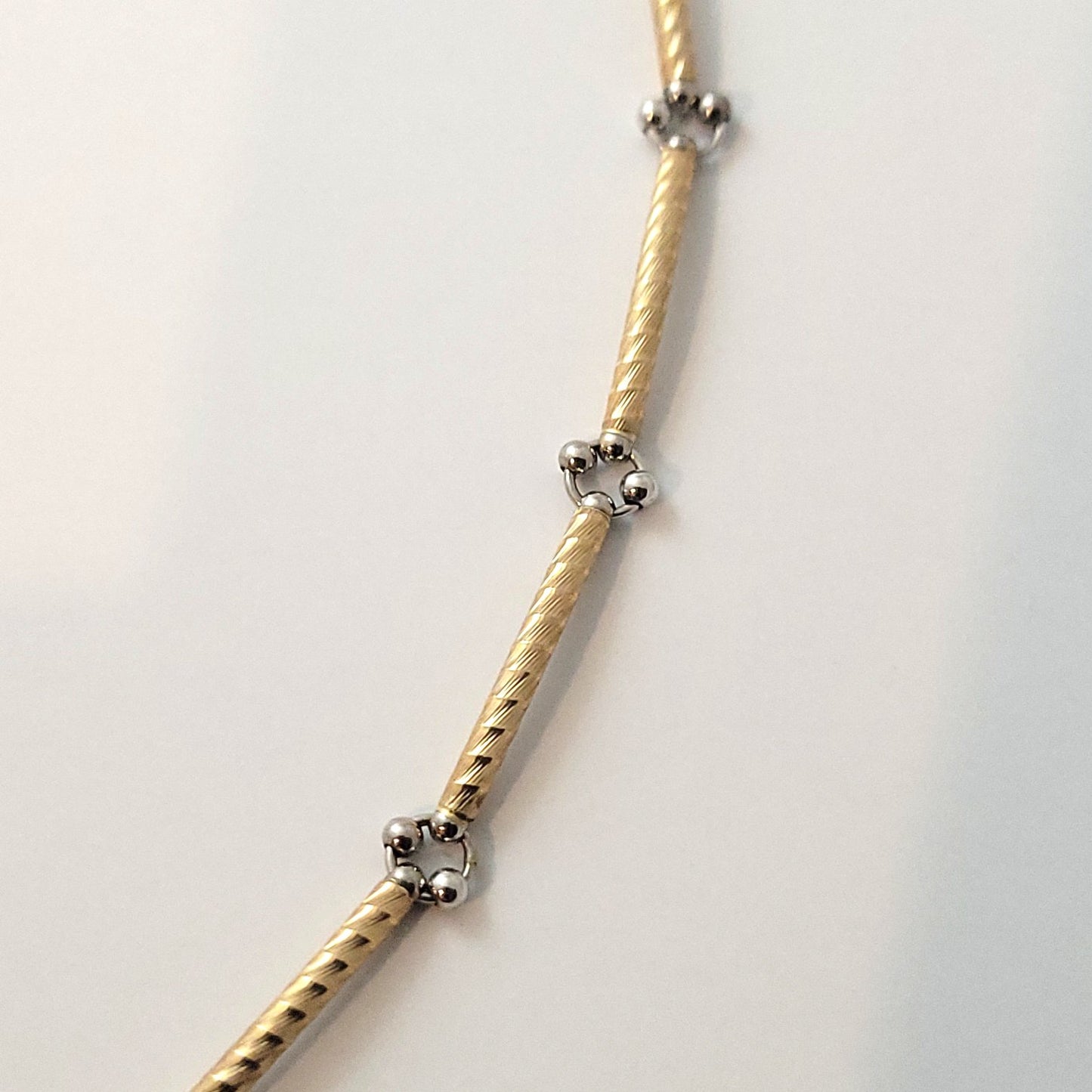 10k Two Tone Necklace