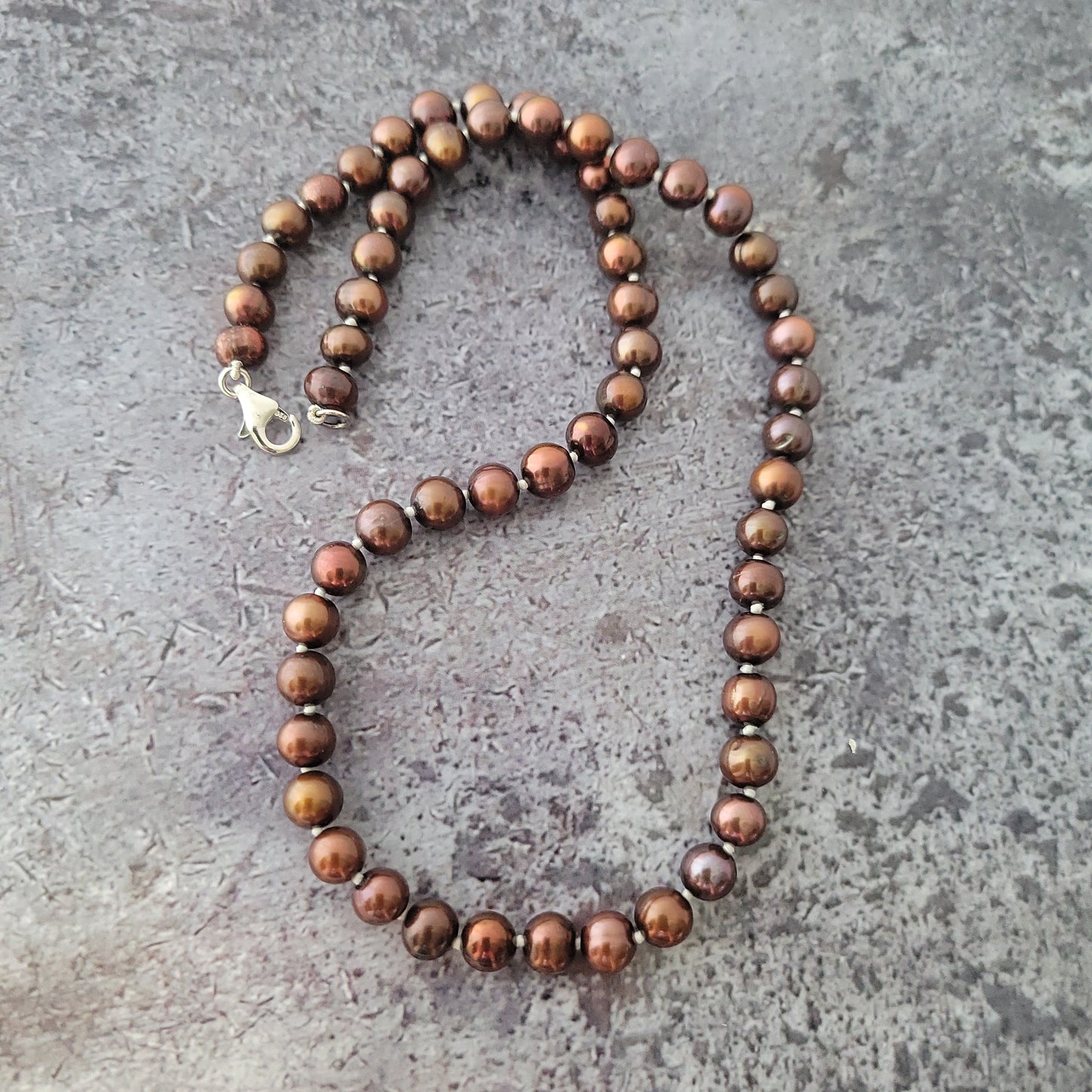 18" Fresh Water Chocolate Pearls