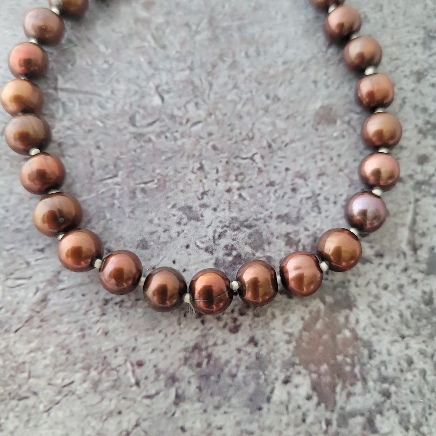 18" Fresh Water Chocolate Pearls