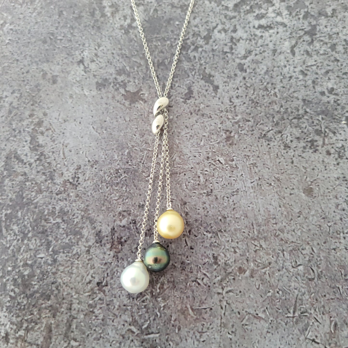 Sterling Silver Pearl Necklace