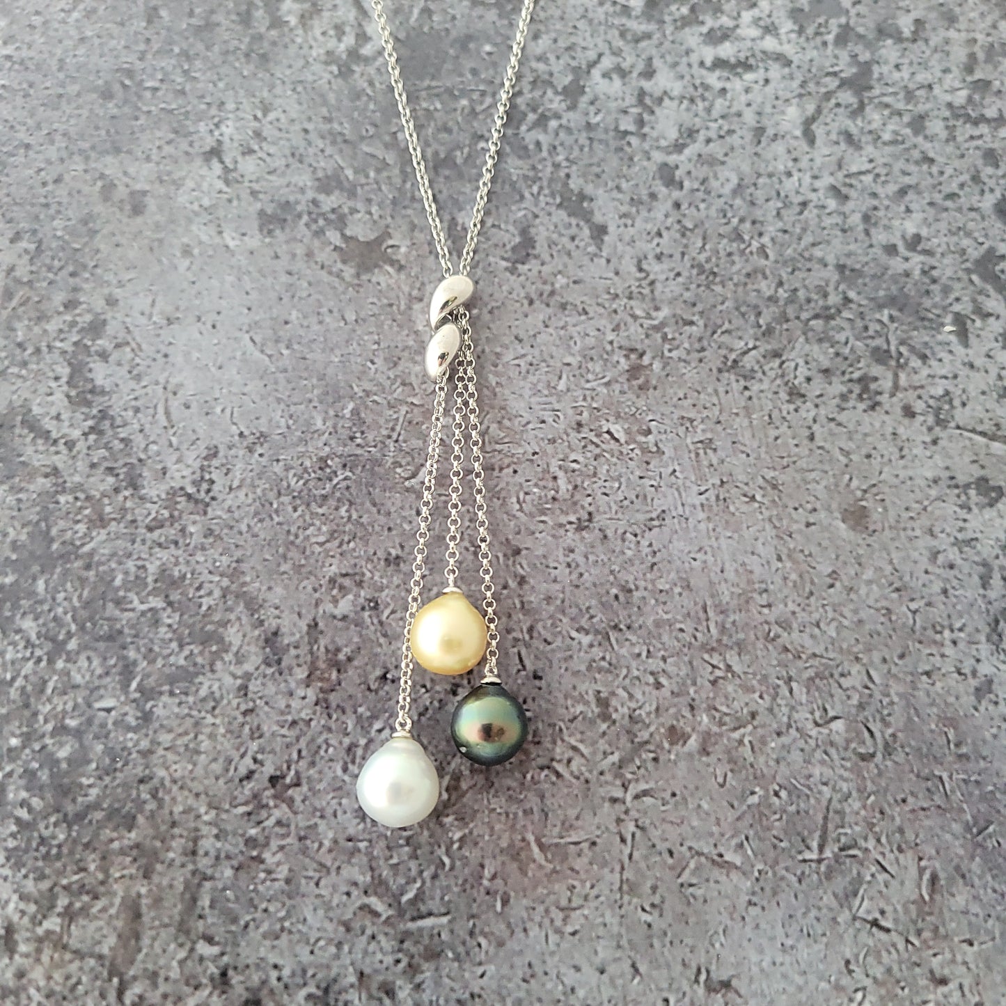 Sterling Silver Pearl Necklace