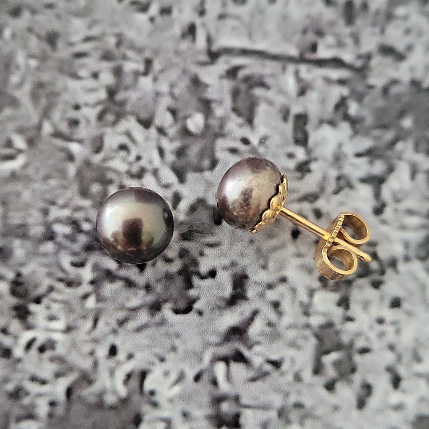 Black Pearl Earrings