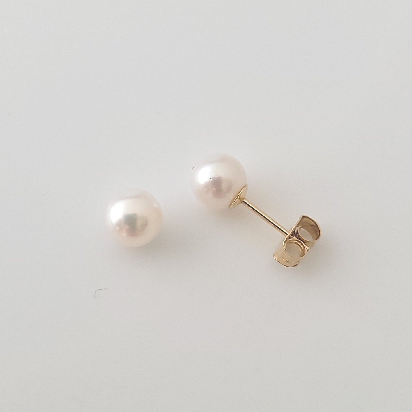 6mm Cultured Pearl Earrings