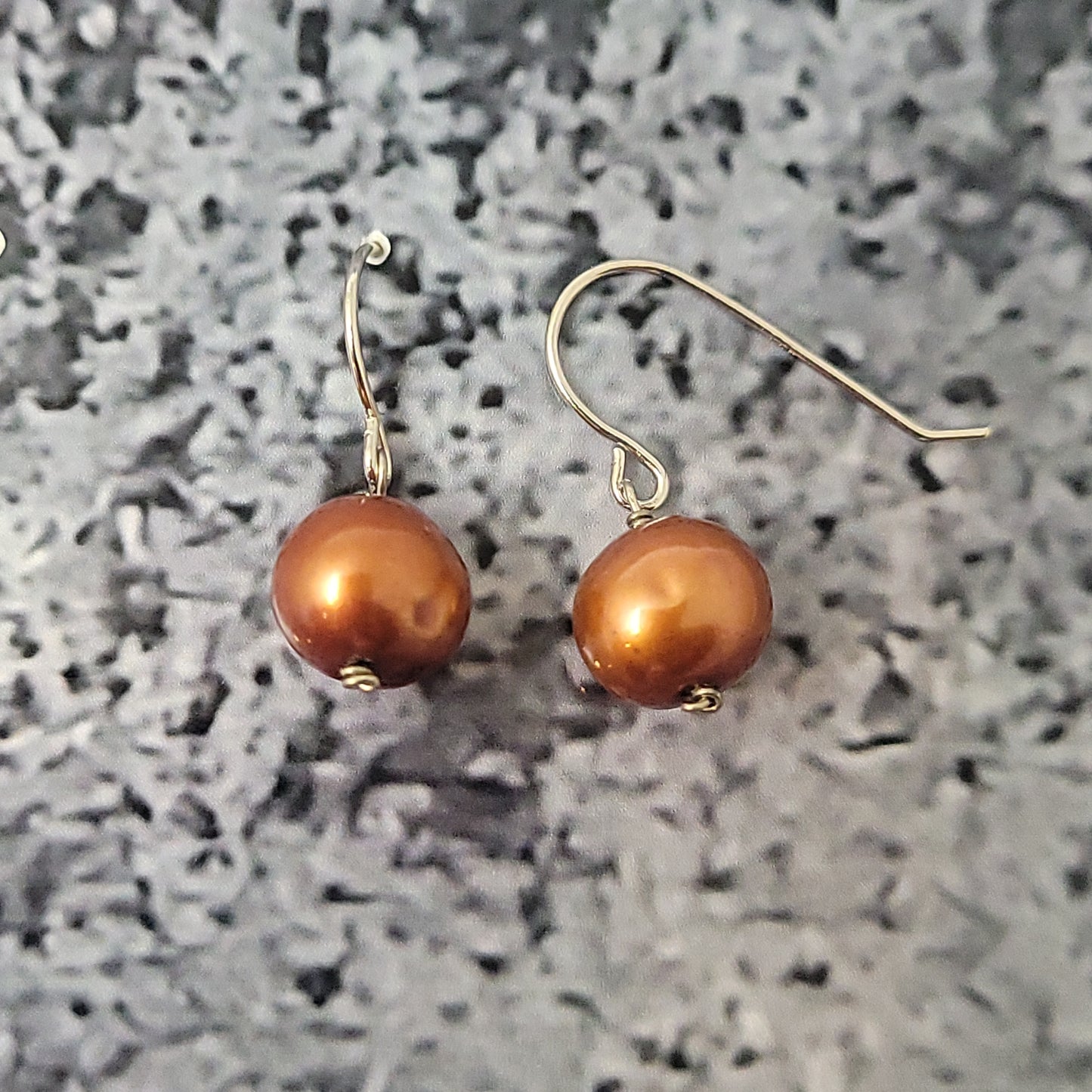 8.5mm Sterling Pearl Earrings