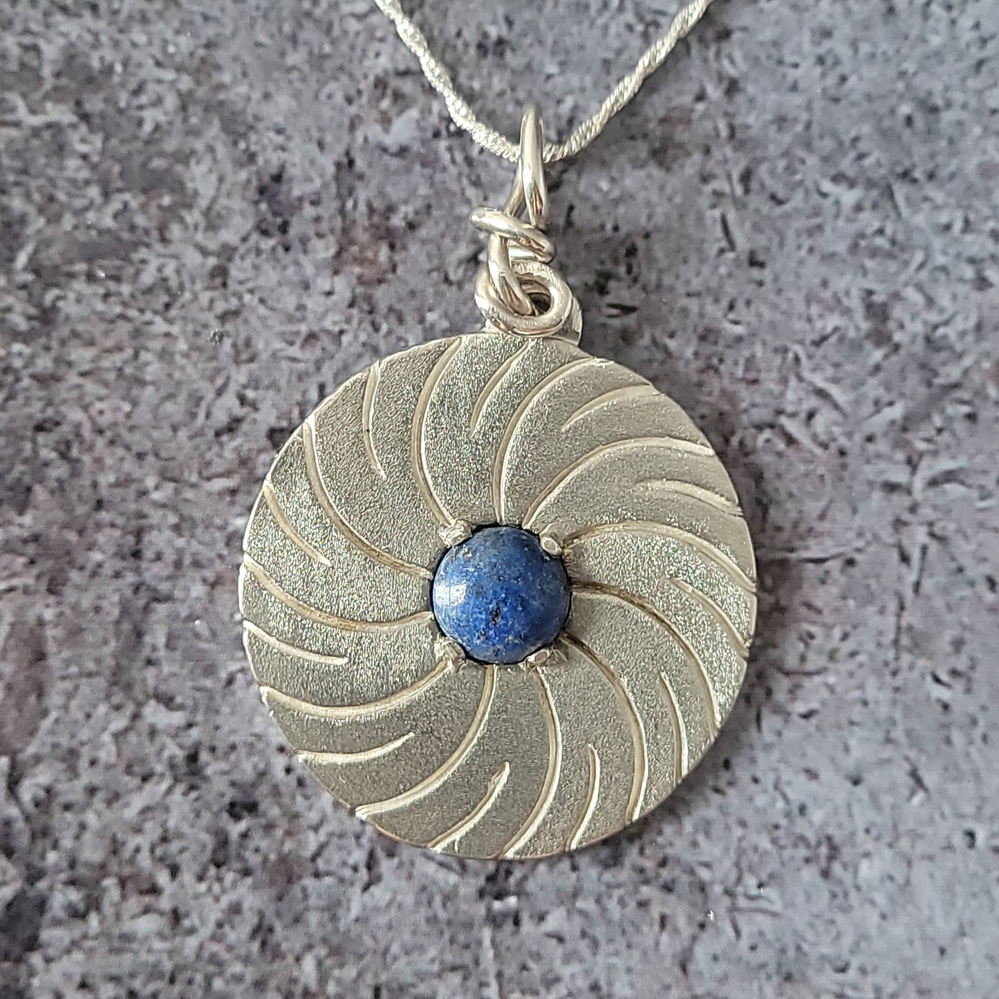 Large Millstone with Lapis