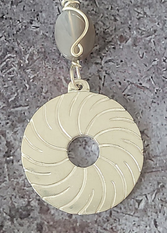 Large Millstone Pendant