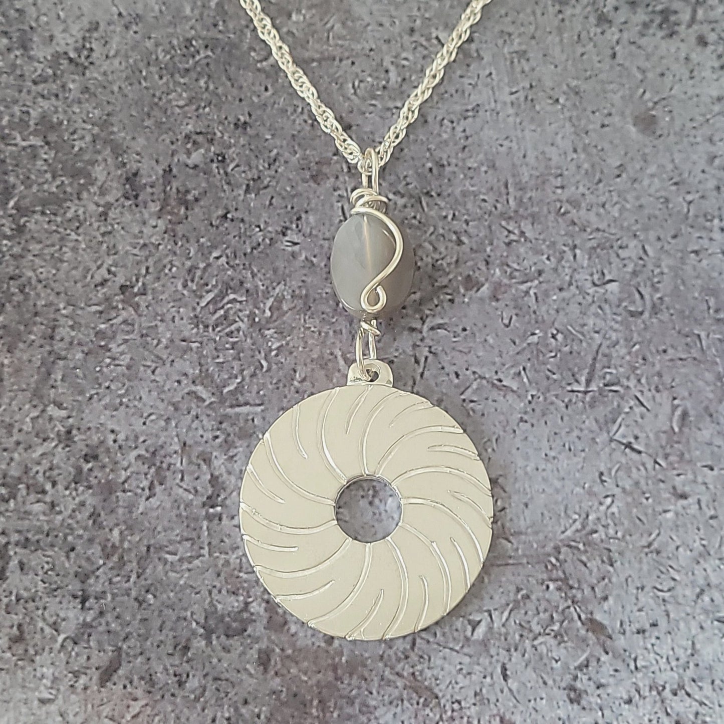 Large Millstone Pendant